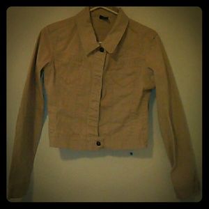 Tan jean jacket